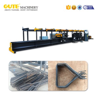 32mm Large diameter CNC double head vertical rebar bending center